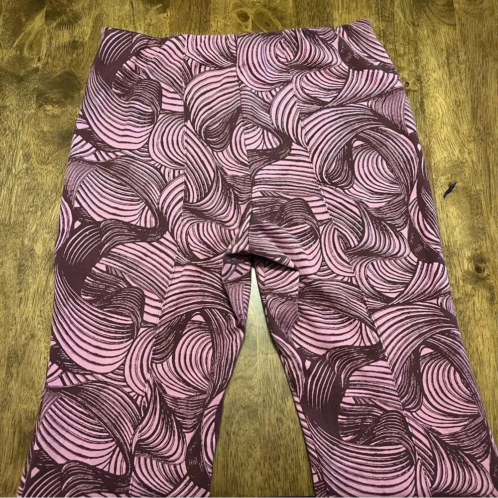 Anthropologie Maeve Margot High Rise Kick Flare Cropped Pants Size Large Boho - Picture 4 of 9